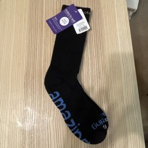 Notes To Self Crew Socks Wool Black Size Large